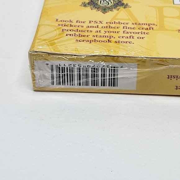 Classic PSX Rubber Stamps Alphabet Upper Case No‎ Ink Pad Boxed SK802 36 Stamps - Picture 10 of 13